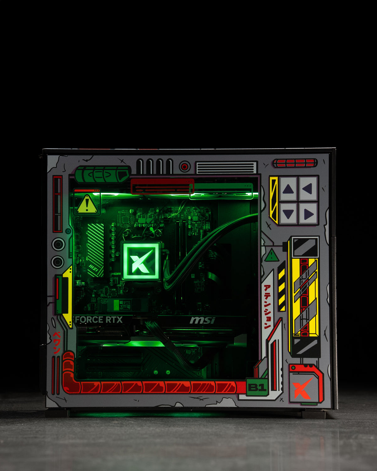 X-BOT XEN BLACK RTX 5080 + R7 9800X3D