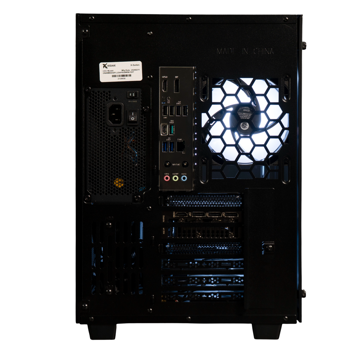 X-6 RX 9070XT + R7 9800X3D ONAMI BLACK