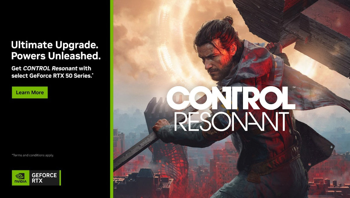 CONTROL Resonant NVIDIA GeForce RTX 50 Series bundle banner