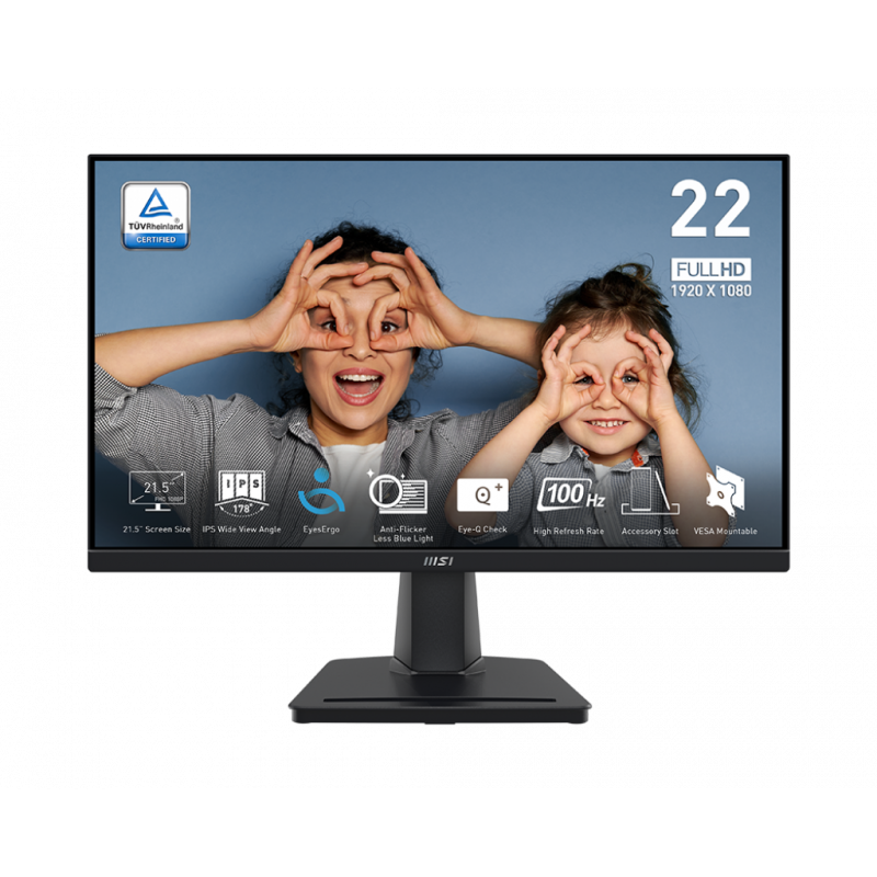 MSI PRO MP225 21.5" 100HZ MONITOR